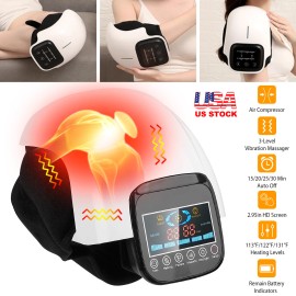 iMountek Infrared Heated Air Pressure Knee Rheumatoid  Physiotherapy Massager US
