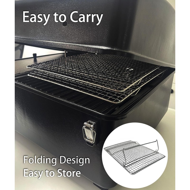 Second Rack for Traeger Ranger, 2 Pack Stainless Steel Smoker