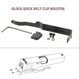 TACFUN Quick Belt Clip Holster Fits GEN 1-4 Models 17, 19, 22, 23, 24, 25, 26, 27, 28, 31,32, 33, 34, 35, 36