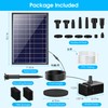 Biling 8W Solar Fountain Pump, Solar Water Pump with 3600mAh