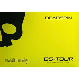 Deadspin Golf - DS Tour Golf Balls - Premium 3 Piece Matte Urethane Golf Balls - DeadSoft Core - 75% Compression - 316 Dimple Pattern - Neon Yellow - 12 Count