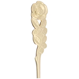 Takakuwa Metal Rose Cutlery, Teaspoon, Gold 005017