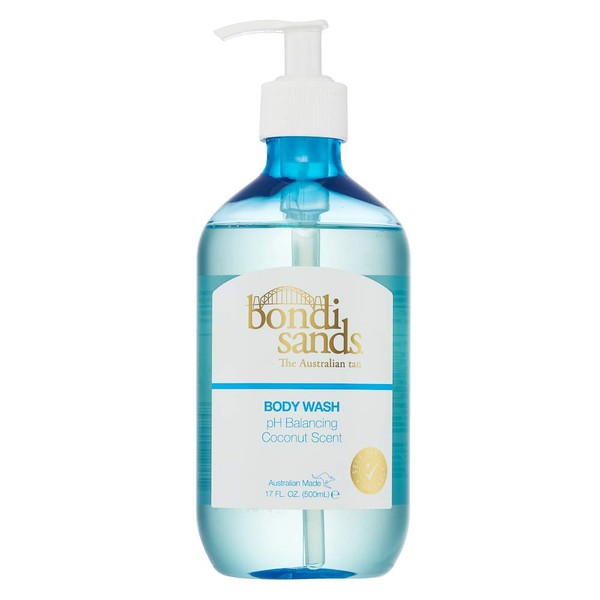 Bondi Sands Body Wash | pH Balanced Formula Helps Prolong Your Self Tan and Gently Cleanses + Softens Skin with Aloe Vera | 17 Oz/500 mL