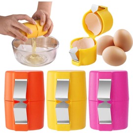 ESTRELLA COMERCIAL Abridor de cáscara de huevo 3 Piezas, Egg Shell Opener, Cortador de huevos, cortador de cascaron de huevo, abridor de huevos, egg opener, quebrador de huevos (Multicolor, 3 Piezas)