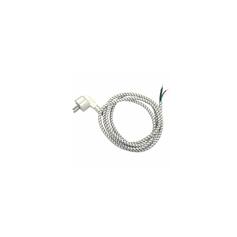 C/Schuko Iron Cable 2m 2 x 0.75mm² Ideal for safe