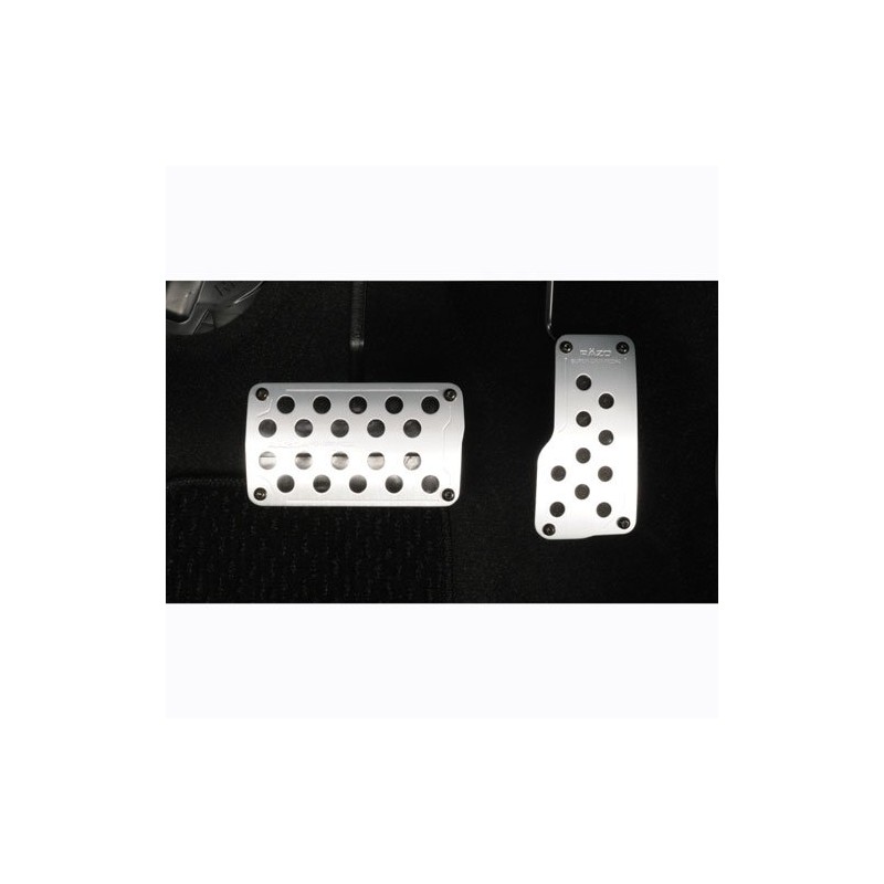 Razo RP121A Super Grip Small Silver Automatic Transmission Pedal Set