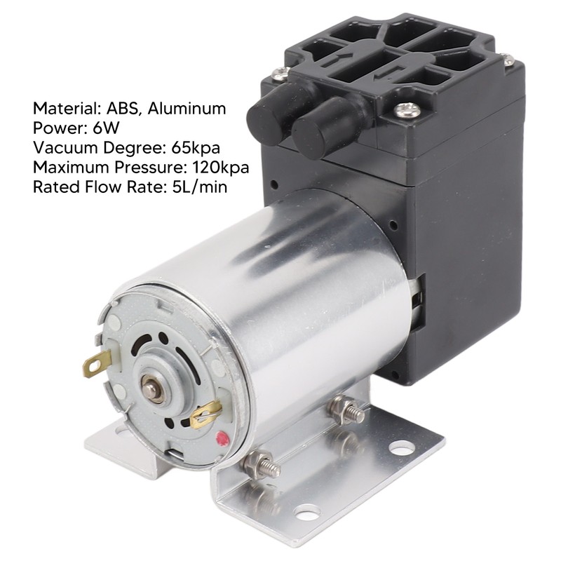 12V Vacuum Pump Negative Pressure Suction Pump Mini Small Oilless