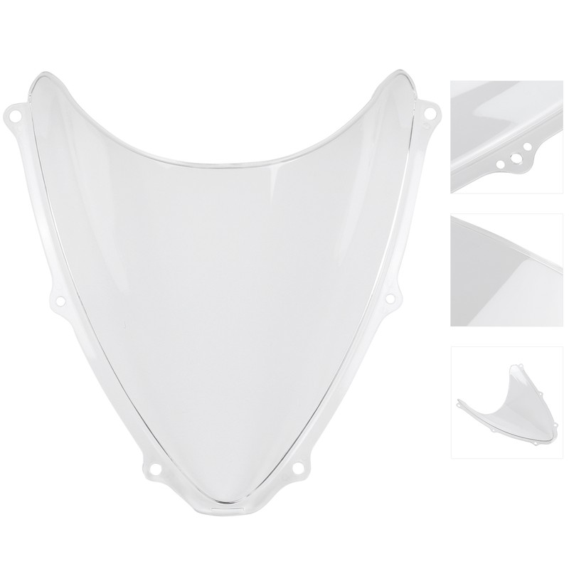 Motorcycle Windscreen PC Wind Deflector Fit for Suzuki GSXR 600/750
