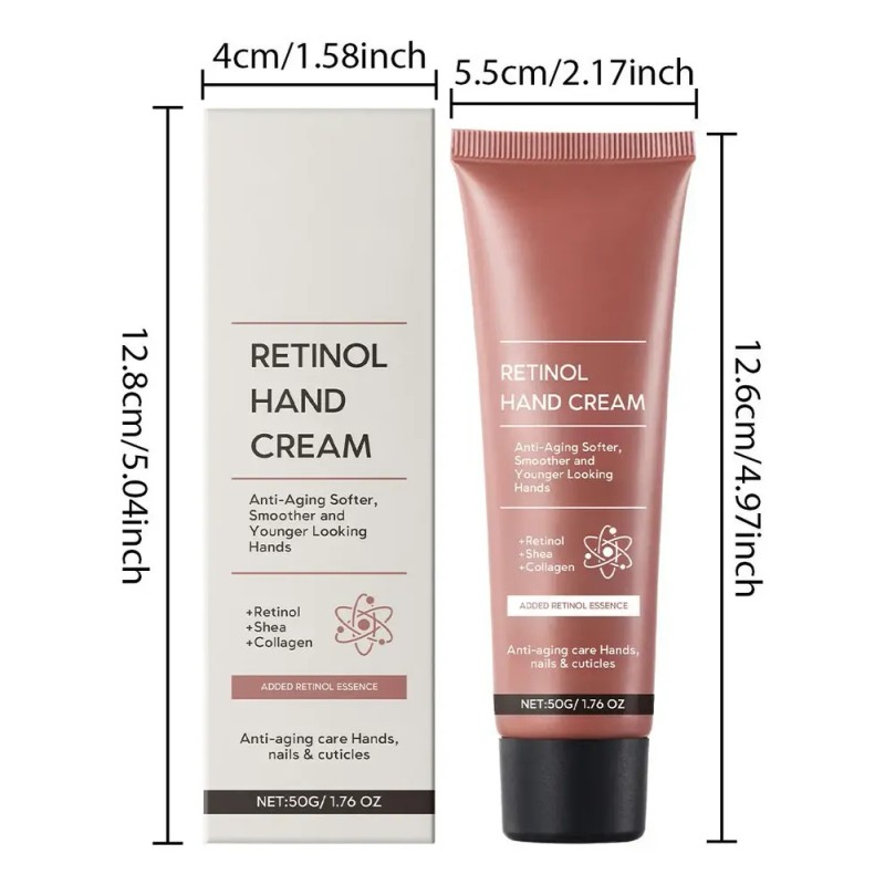 Crema De Manos Con Retinol 50g - Antiarrugas, Reparadora