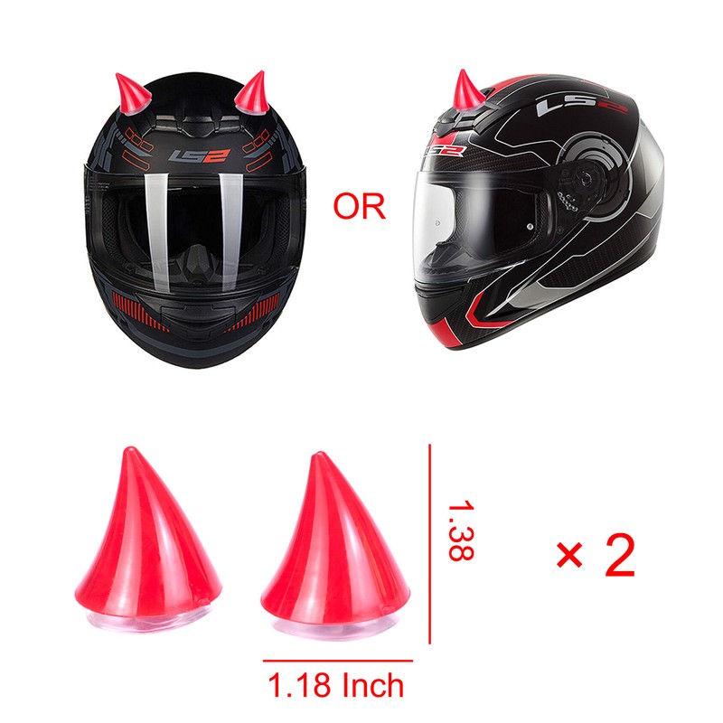 Red Helmet Pigtail Motorcycle Helmet Ponytail Helmet Decor Braids Hair