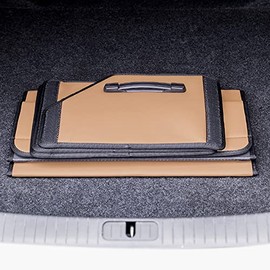 Organizador para Asiento Trasero Bolsas For Maletero De Coche, Almacenamiento De Maletero De Coche De Piel Sintética, Caja Organizadora Portátil con  