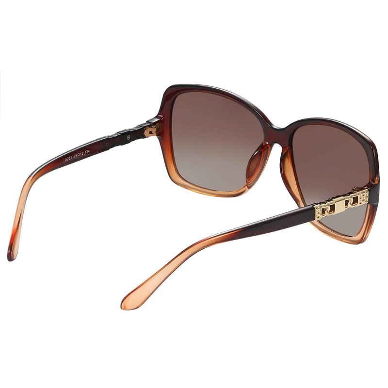 Aroncent Polarized Sunglasses UVA UVB Protection Large Frame Radiation Protection