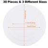 FIGFYOU 30 Pcs Felt Plate Dividers, Felt Plate Separators Dinner