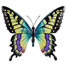 Cim Metal Wall Decoration, Animal 3D Wall Pictures, Butterfly Wall Decoration Including Practical Wall Mount, Vivid Wall Sculpture