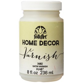 FolkArt Home Decor Chalk Furniture & Craft Paint in Assorted Colors, 8 ounce, Satin Varnish