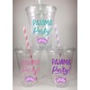 Pajama Party Cups Set 12 Disposable Lids Straws Sleepover