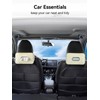Multi-Functional Car Tissue Holder with ‌2 Storage Nets, Upgraded PU