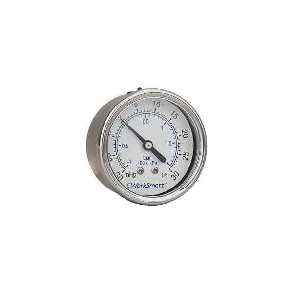 Value Collection 2-1/2" Dial, 1/4 Thread, 0-200 Scale Range, Pressure
