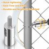 SUNJOYCO 9 Gauge Twist Ties EZ Tool, Stainless Steel Twist