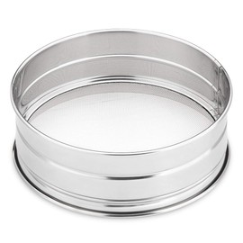 thermohauser Sieve Small (Stainless Steel), Fine, Mesh Size 2.5 x 1.4 mm, Diameter 0.25 cm