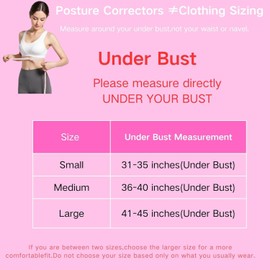 Back Brace Posture Corrector for Women - Adjustable Posture Brace for Women Under Clothes - Back Brace for Posture Upper Back Support - Invisible Comfort for Office Daily Wear - Comfortable Hunchback Slouching for Neck Shoulder Back Straightener(Medium)