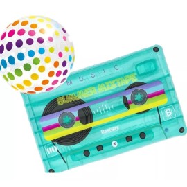 Bestway Salvavidas Inflable Flotador Colchoneta Pelota Jumbo Vintage