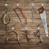 HARMIEY Plasterboard Veneer Wood Hooks Three Pin Hooks Clear Hooks