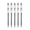 Pilot Hi-Tec-C 04 Gel Ink Pen, Ultra Fine Point 0.4mm, Black Ink, LH-20C4, Value Set of 5