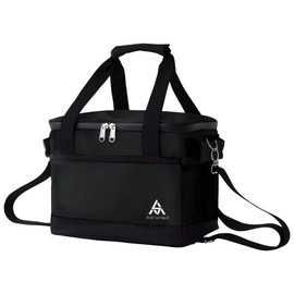 AND MYSELF Cooler Box, Small, Lightweight, Soft, Camping, Solo Camping, Cold Bag, 1.3/2.6/4.0 gal (5/10/15 L), Black, 2.6 gal (10 L)