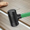 BUSKPOK Dead Blow Hammer, Rubber Mallet with Non-Slip Grip, Marring