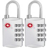 ZHEGE TSA Suitcase Locks, Combination Lock 4 Digit for Suitcase,