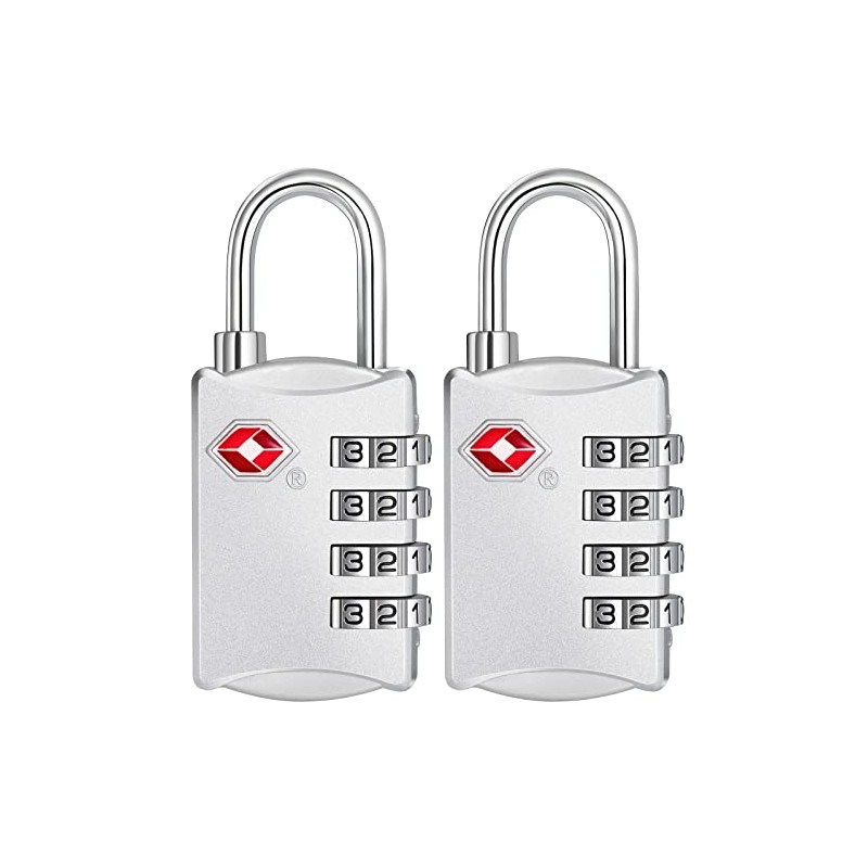ZHEGE TSA Suitcase Locks, Combination Lock 4 Digit for Suitcase,