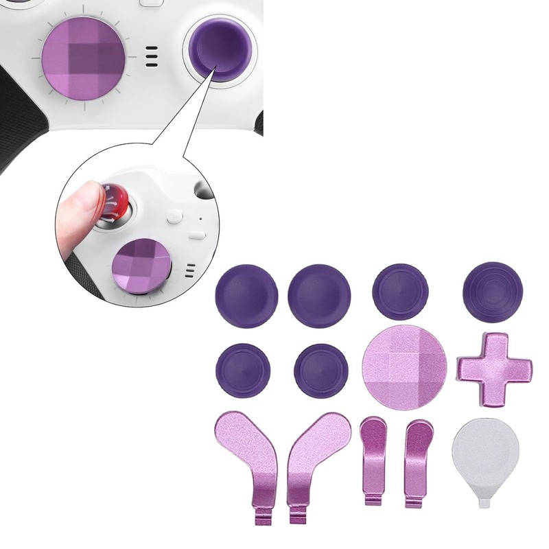 Accessories for XboxElite Controller Series 2, 17 in 1 Thumbsticks