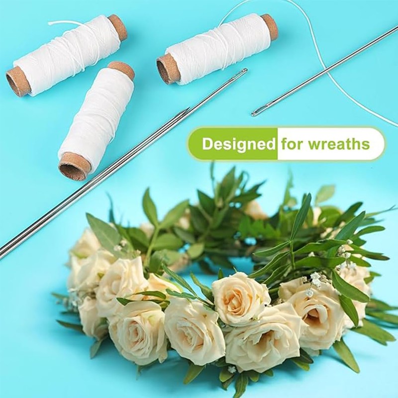 9 Pcs Lei Needle Kit Include 4 Pcs Stainless Steel