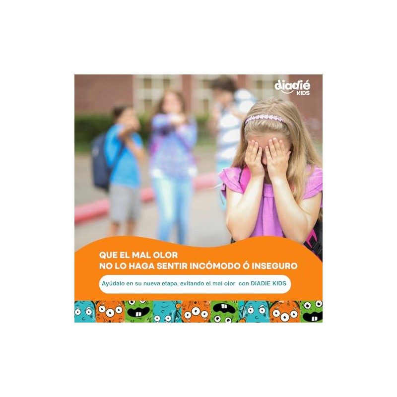DIADIE KIDS Desodorante natural para Niños, Rollon y Atomizador 2