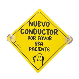 Stamp it Letrero de conductor nuevo