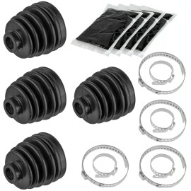 Caltric 2 Rear Axle Outer Inner CV Boot Kit for Polaris Ranger 500 700 4X4 EFI 2007
