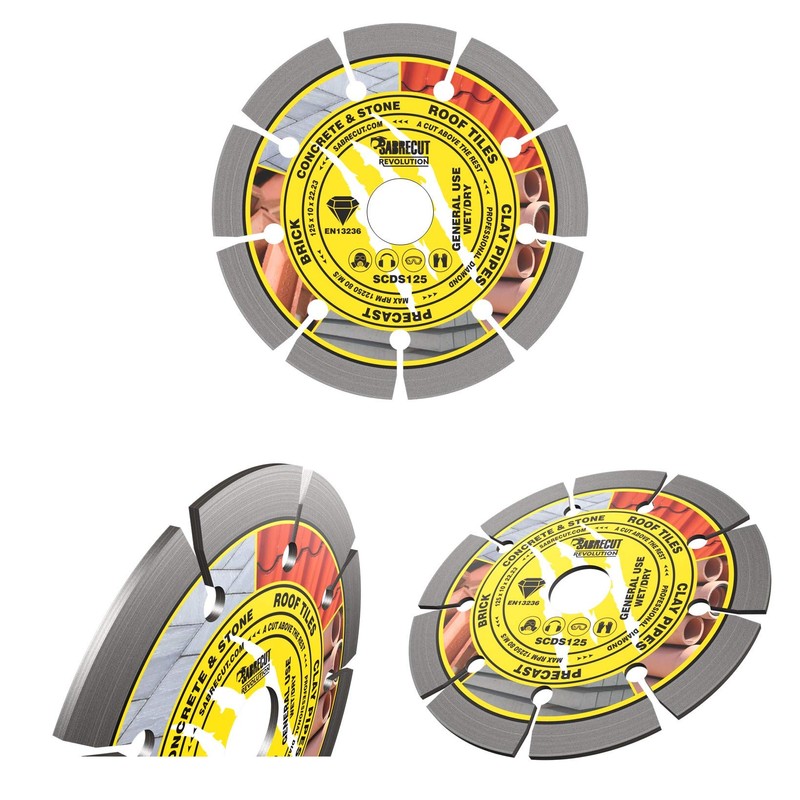 1 x SabreCut SCDS125 125mm (5 inch) x 10mm x