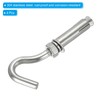PATIKIL Expansion M10 Hook 4 Pack 304 Stainless Steel Concrete
