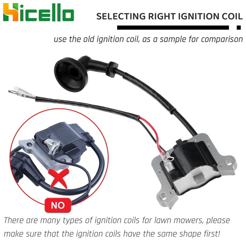 Hicello 43CC 52CC 40-5 Brush Cutter Ignition Coil 62mm for