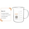 XCD Glass Beaker (500 ml), Borosilicate Glass Beaker Low Form