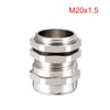 sourcing map 3Pcs M20 Cable Gland Metal Waterproof Connector Wire