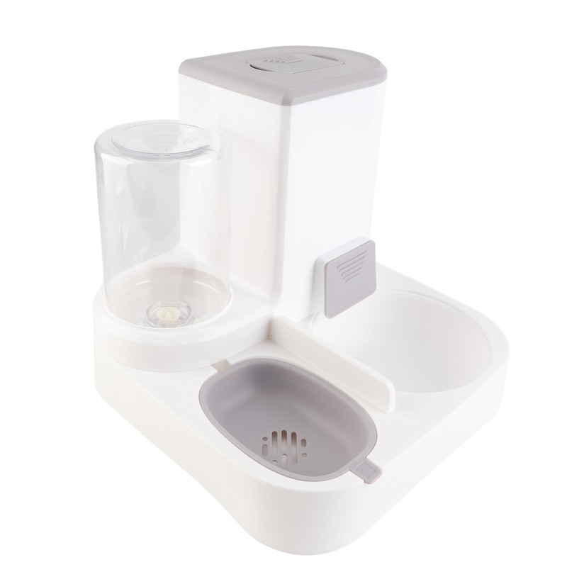 2 in 1 Automatic Food Water Dispenser Safe Timing Function