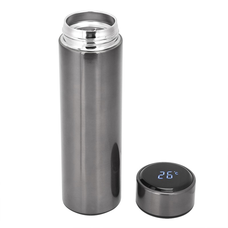 500ml Portable Stainless Steel LED Insulated Vacuum Cup Water Bottle