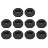 sourcing map 5/16-24 Hex Nuts, Carbon Steel Grade 8.8 Black
