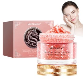 KUIRUNRX® Placenta Dragon Blood Cream, Dragon Blood Cream, Niacinamide for Post-Acne Marks Cream, with Encapsulated Colour Pigments, Black Oats Plump and Smooth Skin (Pink, 50G)