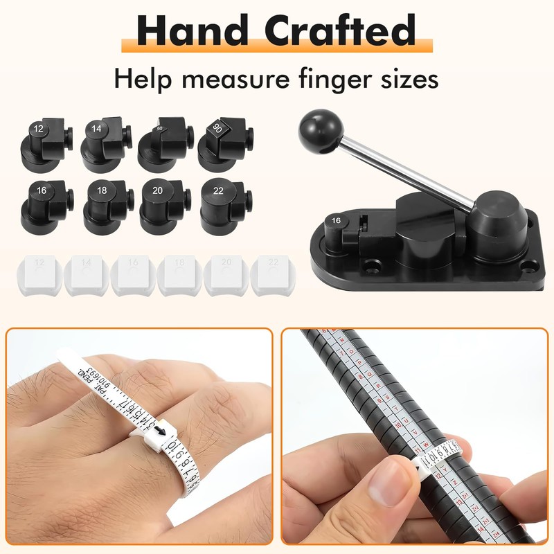 Ring Bending Tool Kit,Complete Spoon Ring Making Kit with Ring