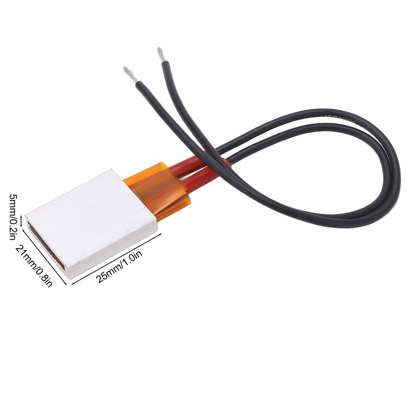 5Pcs PTC Heating Element Aluminum Shell Continuous Heat Output Automatic
