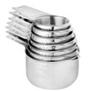 HEXPAN Heavy Duty 304 Metal Stainless Steel Measuring Cups &