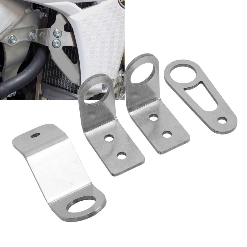 Bolt On Radiator Bracket Kit Heavy Duty Metal Stay Mounting